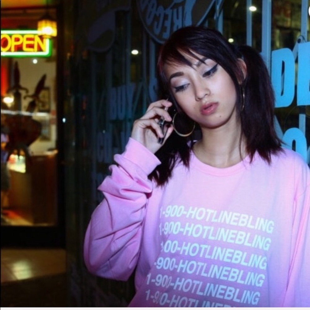 RARE Drake Hotline Bling Long Sleeve